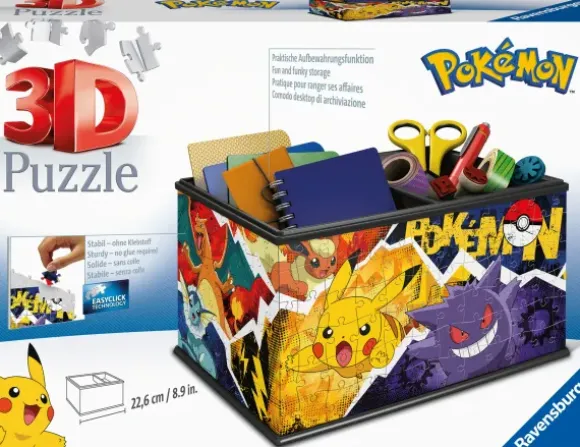 Puzzle 3D - Boite de Rangement - Pokémon