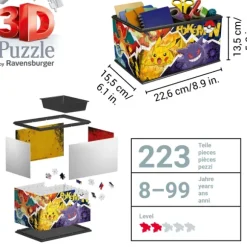 Puzzle 3D - Boite de Rangement - Pokémon