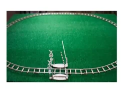 Puzzle 3D en Bois - Rails Ronds + Croisement