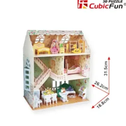 Puzzle 3D - Maison de Poupées de rêve - Difficulté : 4/8
