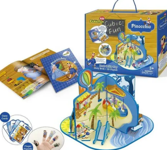 Puzzle 3D - Pinocchio - Difficulté : 2/8