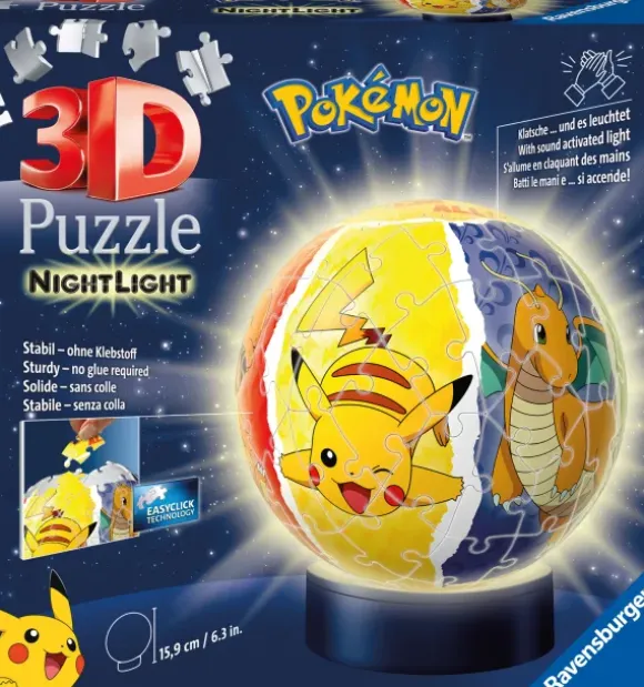 Puzzle 3D - Puzzle 3D Ball Illuminé - Pokémon