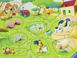 Puzzle en Bois - Animaux de la Ferme