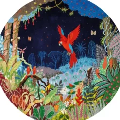 Puzzle en Bois Découpé à la Main - Alain Thomas - Ara Nocturne Et Ses Petits