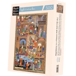 Puzzle en Bois Découpé à la Main - Nuit Dans Un Palais