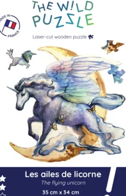 Puzzle en Bois - Les Ailes de Licorne