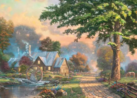 Puzzle en bois - Le Vieux Moulin à Eau