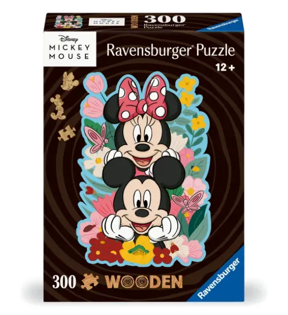 Puzzle en Bois - Mickey & Minnie