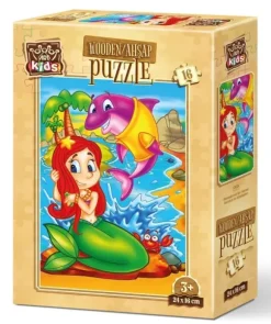 Puzzle en Bois - Sirène et ses Amis