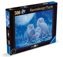 Puzzle Glow in the Dark - Chouettes au Clair de Lune