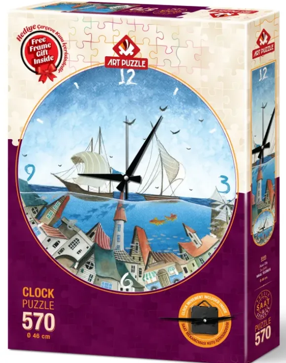 Puzzle Horloge - Ville Acquatique