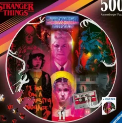 Puzzle Rond - Phénomènes Surnaturels - Stranger Things
