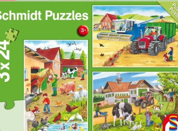 3 Puzzles - A La Ferme