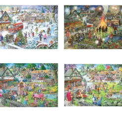 4 Puzzles - Au Fil Des Saisons