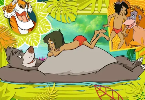 2 Puzzles - Aventure Disney Animaux