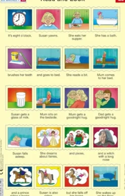 2 Puzzles Cadres - Apprendre l'Anglais : Read and Look 23-24 (en Anglais)