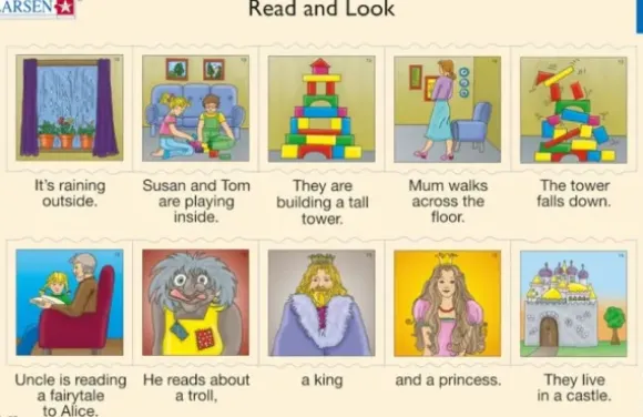2 Puzzles Cadres - Apprendre l'Anglais : Read and Look 19-20 (en Anglais)