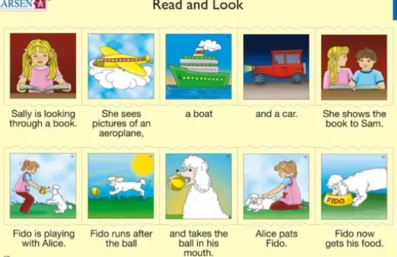 2 Puzzles Cadres - Apprendre l'Anglais : Read and Look 15-16 (en Anglais)