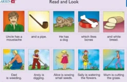 2 Puzzles Cadres - Apprendre l'Anglais : Read and Look 13-14 (en Anglais)