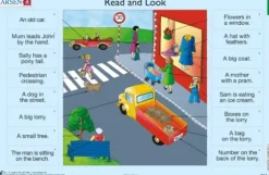 2 Puzzles Cadres - Apprendre l'Anglais : Read and Look 09-10 (en Anglais)