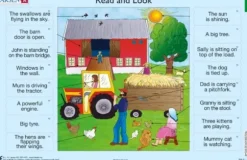 2 Puzzles Cadres - Apprendre l'Anglais : Read and Look 09-10 (en Anglais)