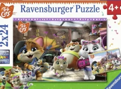 2 Puzzles - 44 Cats