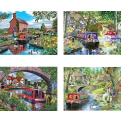 4 Puzzles - Croiser les Canaux