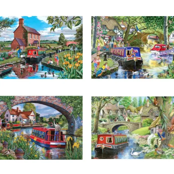 4 Puzzles - Croiser les Canaux