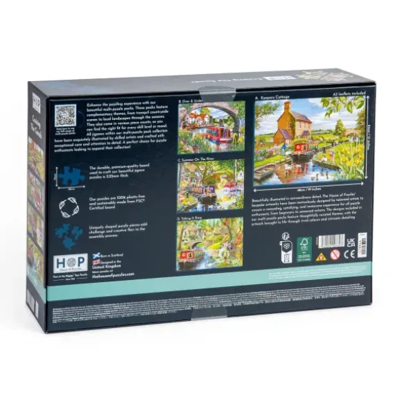4 Puzzles - Croiser les Canaux