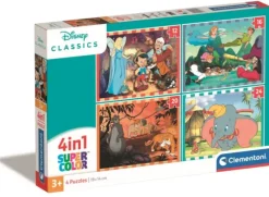 4 Puzzles - Disney Classics