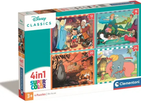 4 Puzzles - Disney Classics