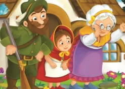 2 Puzzles - Fille au Chaperon Rouge