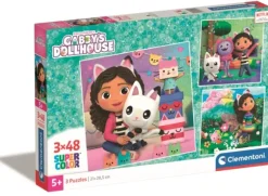 3 Puzzles - Gabby's Dollhouse