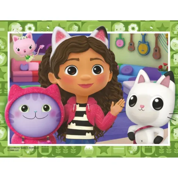 4 Puzzles - La Maison de Poupée de Gabby