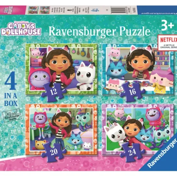 4 Puzzles - La Maison de Poupée de Gabby