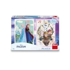 2 Puzzles - La Reine des Neiges : Anna & Elsa
