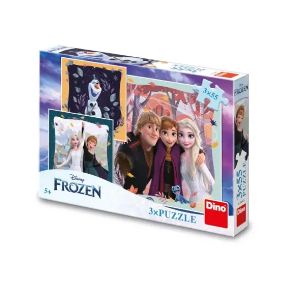 3 Puzzles - La Reine des Neiges : Joyeux Automne