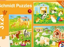 3 Puzzles - Mes Amis de la Ferme