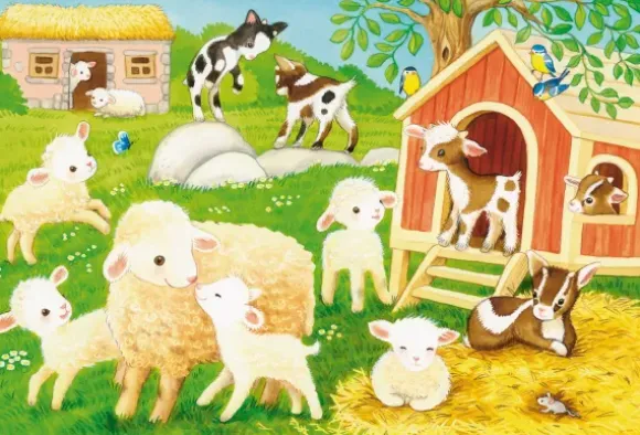 3 Puzzles - Mes Amis de la Ferme
