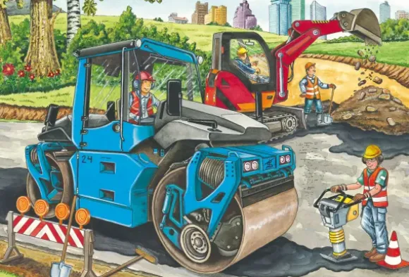 3 Puzzles - Mes Machines de Chantier Préférées