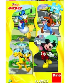 4 Puzzles - Mickey en Ville