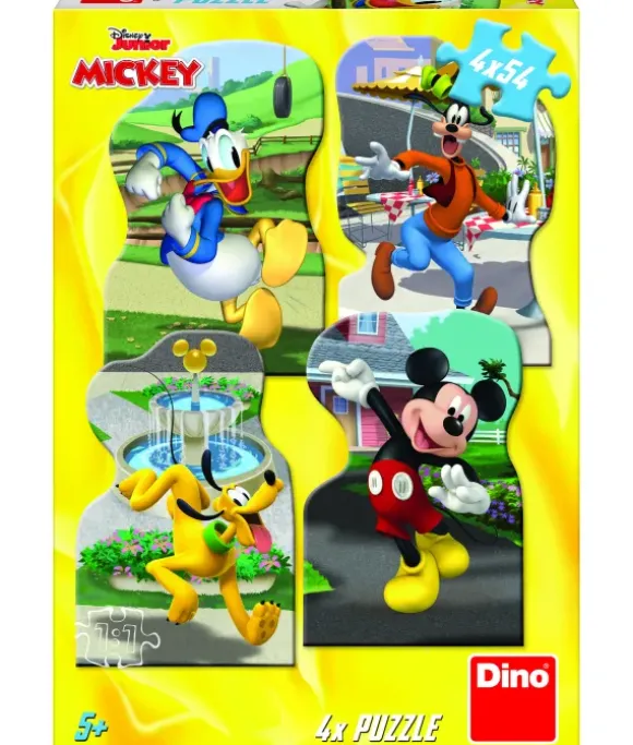 4 Puzzles - Mickey en Ville