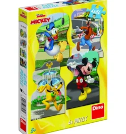4 Puzzles - Mickey en Ville
