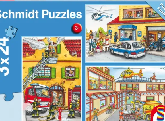 3 Puzzles - Pompiers et Secours
