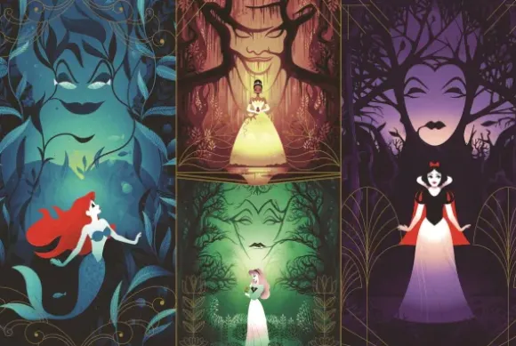 2 Puzzles - Princesses Enchanteresses - Princesse Disney
