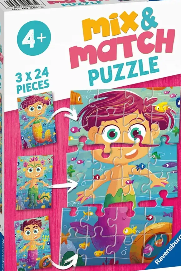 3 Puzzles - Sirènes et Monstres Marins
