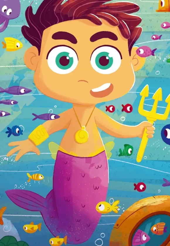 3 Puzzles - Sirènes et Monstres Marins