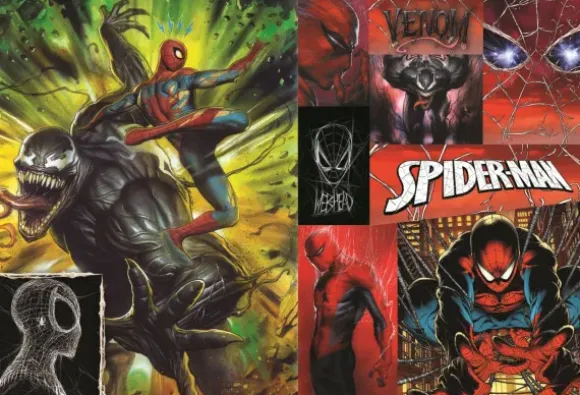2 Puzzles - Spider-Man De Jour Comme De Nuit - Disney Marvel Spiderman