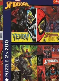 2 Puzzles - Spider-Man De Jour Comme De Nuit - Disney Marvel Spiderman
