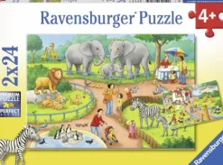 2 Puzzles - Un Jour au Zoo